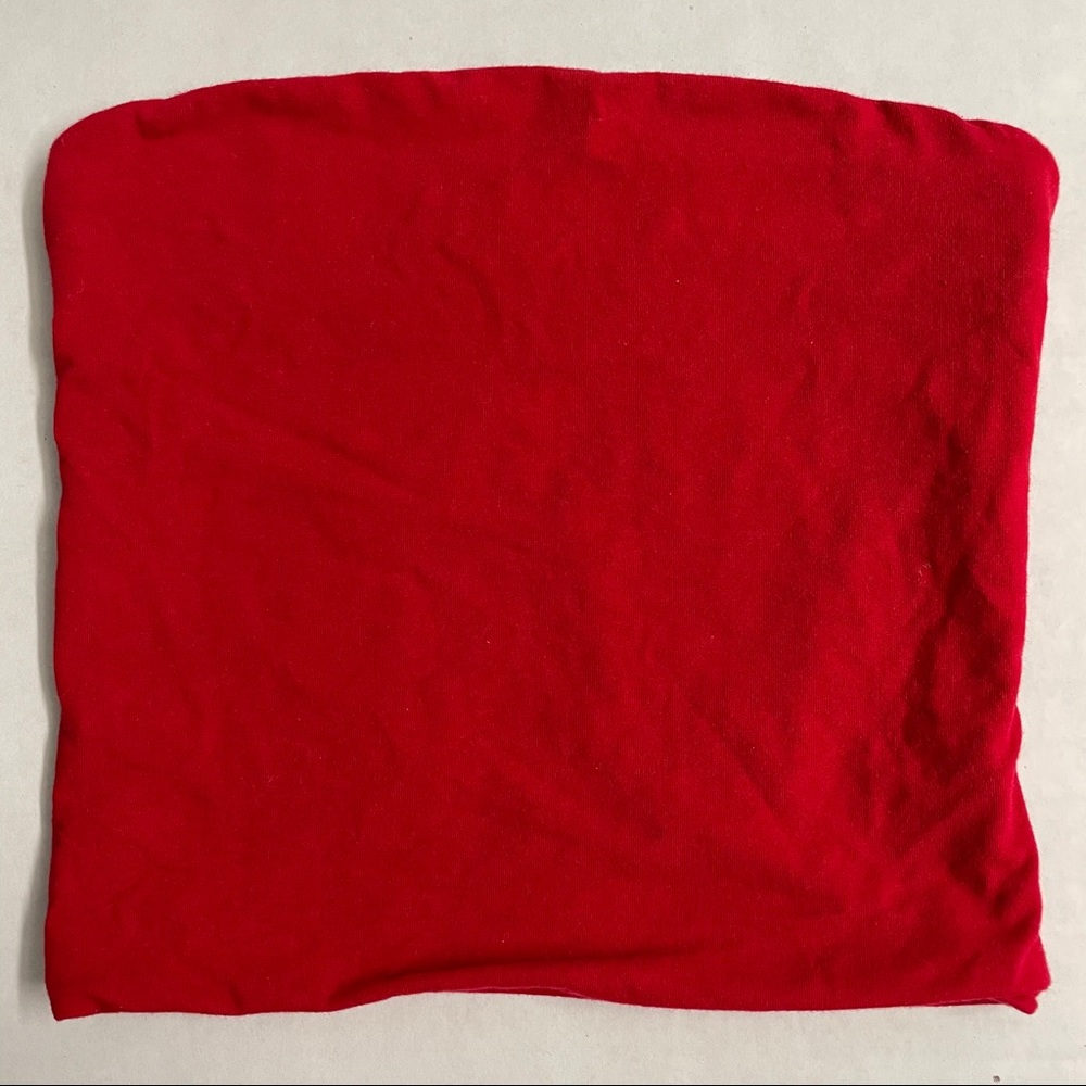 Red brandy Melville tube top one size bandeau